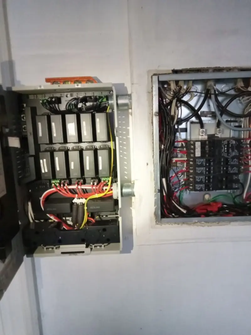 Electrical panel upgrade completed for Carbon Monoxide Detector Installation in Lake Dallas